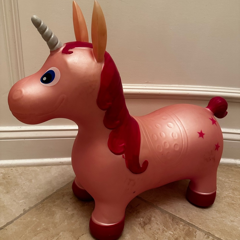 Bouncing New Condition Pink Unicorn